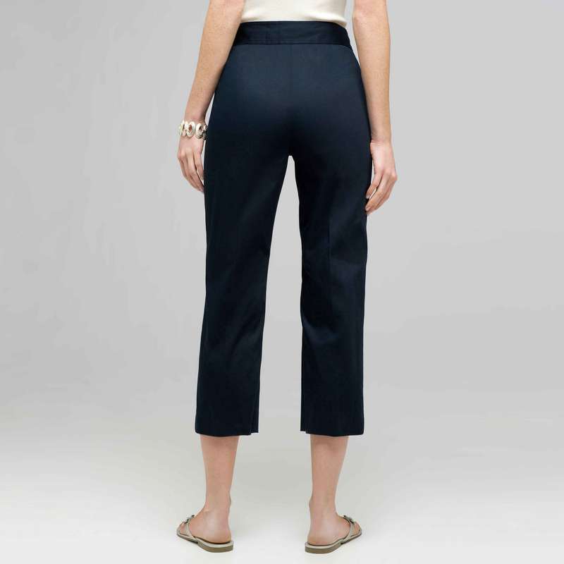 Crop Straight Leg Pant, Admiral Navy, large image number 1